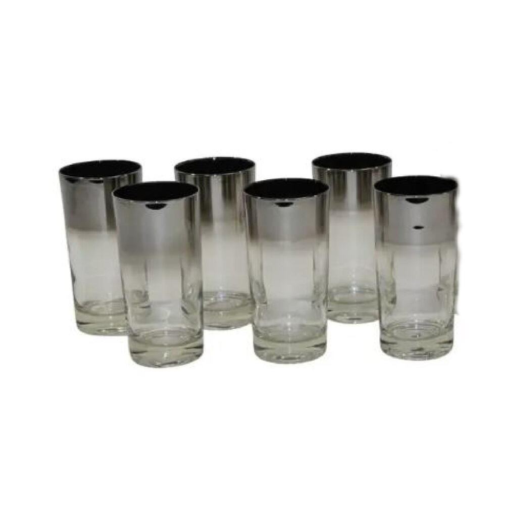 Mercury Fade Dorothy Thorpe Mad Men Highball Tumblers 1960s - Picture 6 of 10